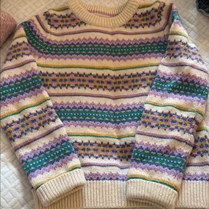 Mini Boden  Multicolor Fair Isle Sweater